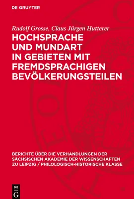Produktbild von Hochsprache und Mundart in Gebieten mit fremdsprachigen Bevölkerungsteilen