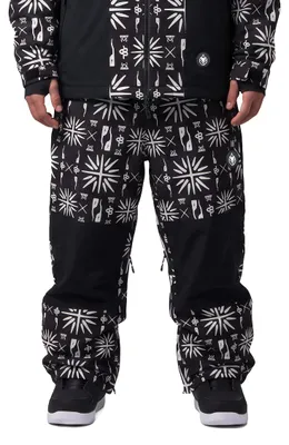 Produktbild von Snowboardhose Pharris Schwarz S, 20K Wassersäule, Baggy Fit, vollständig getapte Nähte