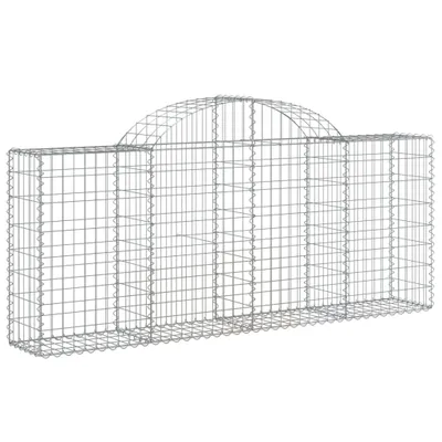 Immagine prodotto di Cesto Gabbione ad Arco 200x30x80/100 cm Ferro Zincato