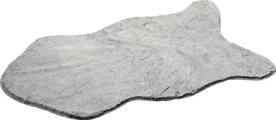 Produktbild von Dekofell Kurzhaar 60x90cm - Kunstfell - mehrfarbig (schwarz/grau)