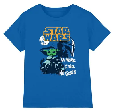 Produktbild von Star Wars - "Where I Go" T-Shirt für Kinder TV34027 (116) (Königsblau)