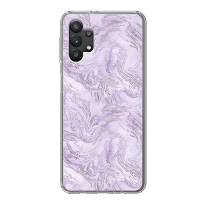 Produktbild von MuchoWow® Handyhülle Schutzhülle Hülle für Samsung Galaxy A32 5G Marmor - Silber - Muster Silikon Softcase Handy Hülle - Softcase