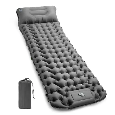Produktbild von Isomatte, Isomatten Camping, Isomatte Outdoor, Dicke Ultraleicht Isomatte Ultraleicht mit Kissen Selbstaufblare Schlafmatte, wasserdichte & Faltbare
