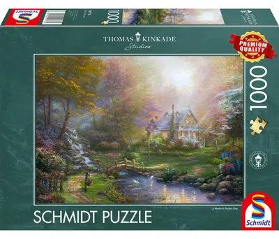 Zdjęcie produktu dla Puzzle 1000 PQ T. Kinkade Idealny dzień 113374