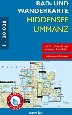 Image de Carte cyclotouristique Hiddensee, Ummanz 1 :30 000