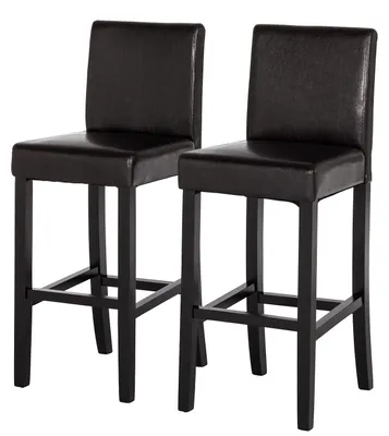 Produktbild von home24 Barstuhl - 2er-Set - Kunstleder