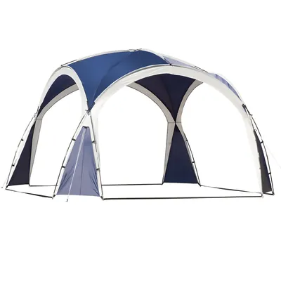 Immagine prodotto di Tenda a cupola Outsunny, 6-8 persone, padiglione da giardino, blu, 3,5 x 3,5 x 2,22 m