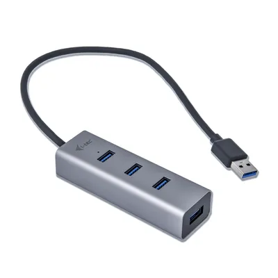 Produktbild von D I-Tec Usb 3.0 Metal 4-Port Hub