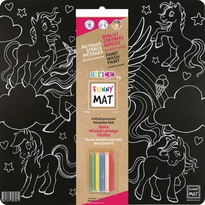 Image de Tapis ludique et éducatif noir, 40 x 40 cm