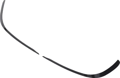 Image de 2PCS Spoiler de pare-chocs avant Gauche Droite Brillant Noir Cooler de remplacement pour Benz CLS-Classe C218 X218 AMG Line 2014 à 2017