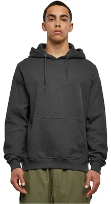 Productafbeelding van Urban Classics Basic Terry Hoodie – Herenhoodie van katoenen tricot, regular pasvorm