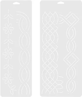 Produktbild von 2er-Quilt-Muster-Set für DIY-Kreativprojekte