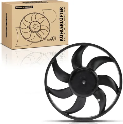 Immagine prodotto di Frankberg 1x radiatore motore ventola singola senza telaio radiatore Opel Corsa D E S07 X15 Adam 1.0L 1.2L 1.4L