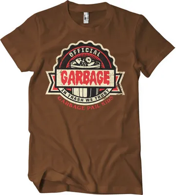 Produktbild von Official Garbage T-Shirt - Small - Brown