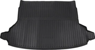 Produktbild von Cargo Liner Kofferraummatte Kofferraum Gepäck Kofferraumwanne Matte für Subaru Forester 2019-2025 Schwarz TPE 1 Stück Flaches Gesicht Vertikale Streifenmuster Hinten Anti-Rutsch