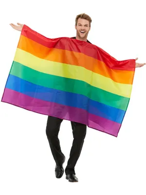 Produktbild von Regenbogen Kostüm für Erwachsene