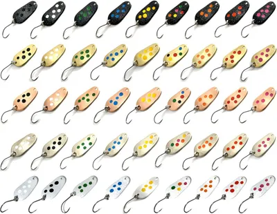 Produktbild von Troutwerk Spoon 3g 2,8cm - Forellenblinker, Troutwerk Farbe:goldfarben/orangene Punkte