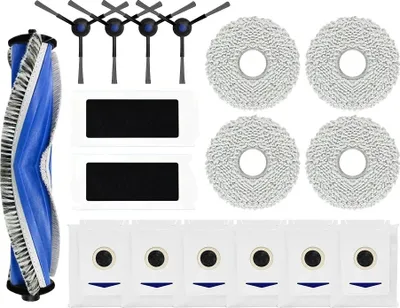 Produktbild von Staubsaugerteile, langlebige Bürsten, einfache Installation, 17Stück