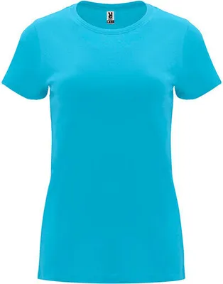 Produktbild von Roly CA6683 | Damen Capri T-Shirt, Tailliert und eng anliegend geschnitten - Farbe: Turquoise 12 - Größe: 3XL