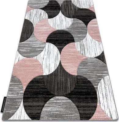 Produktbild von Teppich ALTER Geo Muscheln rosa Rosa 140x190 cm