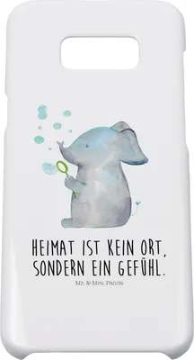 Produktbild von Mr. & Mrs. Panda Samsung Galaxy S8 plus Handyhülle  Elefant Seifenblasen - Weiß - Geschenk, Cover, Handy Case, Elefanten, Liebe, Hülle, Heimat, Lustige Sprüche