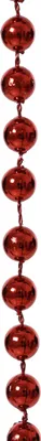 Produktbild von Perlenkette 8mm x 10m Kunststoff - Ochsenblut