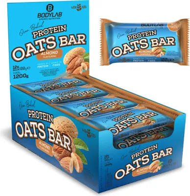 Produktbild von BODYLAB Protein Oats Bar - 12x100g - Mandel