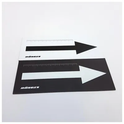 Obrázek produktu pro Döngesova šipka se stupnicí v mm, magnetická, 65 x 20 mm (magnetická šipka)