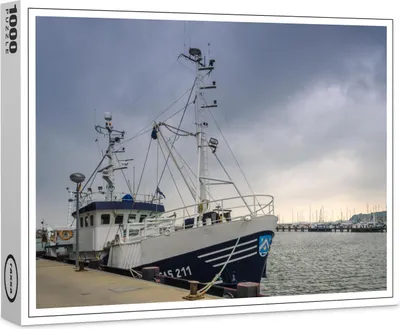 Produktbild von raxxa Premium-Puzzle "Hafen Sassnitz", 1000 Teile