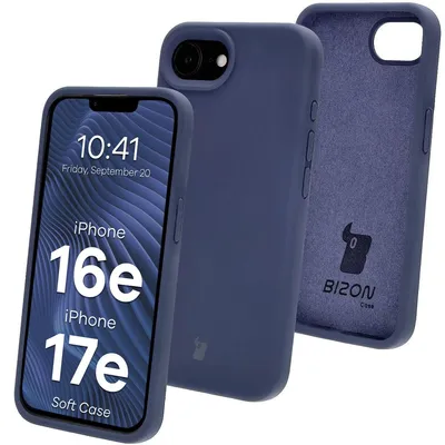 Produktbild von Bizon Soft Case Apple iPhone 16e dunkelblau
