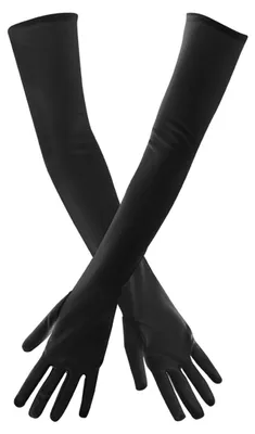 Produktbild von Kostümhandschuhe schwarz lang Einheitsgröße DEGUISE TOI Accessoire