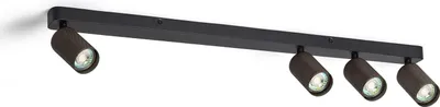 Produktbild von Deckenleuchte Aluminium Breixo 4 Strahler Bronze
