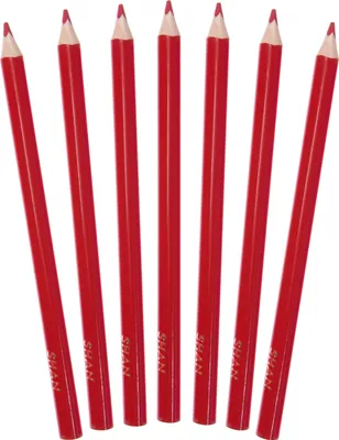 Immagine prodotto di Matite triangolari spesse Shan Red 12 pezzi