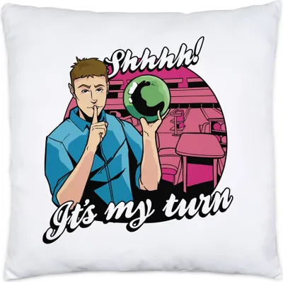 Produktbild von Shhhh! Its My Turn Kissen Kegelbahn Kegeln Kegelball Spiel Sport Pins Freizeit Hobbie Bowling Bowlingball Bahn
