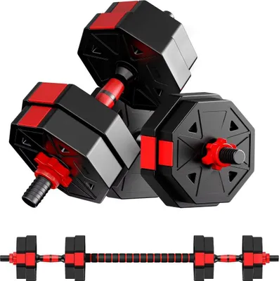 Zdjęcie produktu dla Hantle SEDCO OCTAGONAL z obciążeniem - zestaw 2x10 kg / 1x20 kg