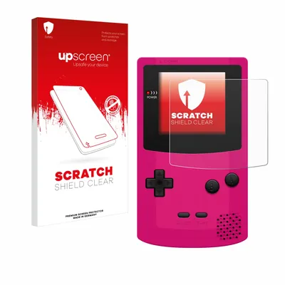 Produktbild von upscreen Schutzfolie für Nintendo Gameboy Color Displayschutz Displayschutzfolie Folie Klar Transparent