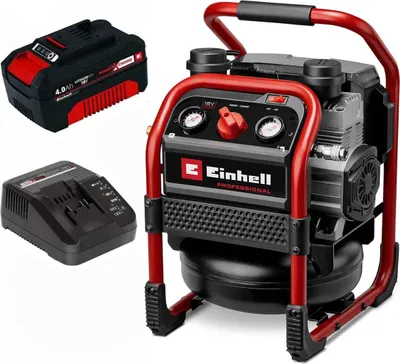 Produktbild von Einhell Professional Akku-Kompressor SILENZZO 18160 8 bar +Akku 4.0 Ah