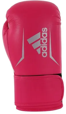 Image de gants de boxe adidas Speed 100 (Kick) rose / argent Women's Edition-8oz