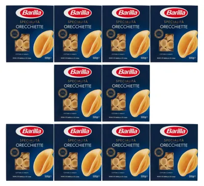 Image de Pâtes en forme de coquillettes Specialita Orecchiette 500 g - Barilla - 10 x