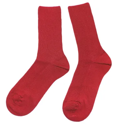 Produktbild von Herren Socken aus Bio Baumwolle 1:1 Rippe Cherry Größe 44-45