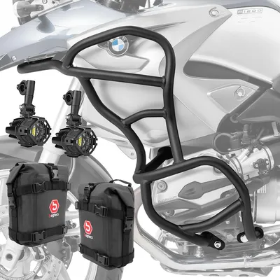 Produktbild von Set Sturzbügel + Scheinwerfer + Tasche für BMW R 1200 GS 04-07 KT59 sc