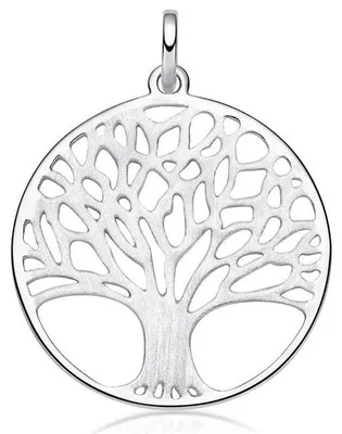 Produktbild von SILBERKETTEN STORE Anhänger Lebensbaum, groß - 925 Silber