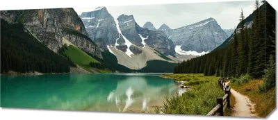 Immagine prodotto di Quadro 70x30 cm su tela per soggiorno o camera da letto Panorama Sentiero