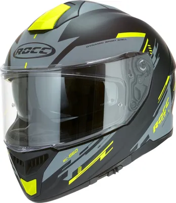 Produktbild von Rocc 861 Helm, schwarz matt/neon, 2XL (63/64)
