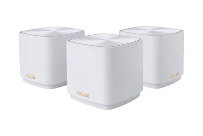 Zdjęcie produktu dla ASUS ZenWiFi AX Mini (XD4), Ethernet WAN, 10 Gigabit Ethernet, Biały