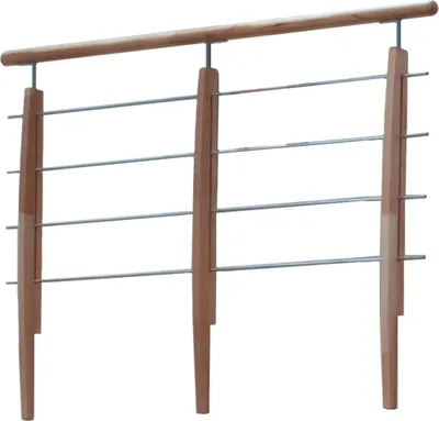 Produktbild von Minka Brüstungsgeländer für die Raumspartreppen Home, Classic, Home Turn und Classic Turn Untergurte Buche 1m