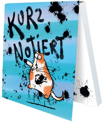 Produktbild von Klebezettel - Haftnotizen - Notizzettel - Catzz - Kleckse RKZ192
