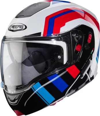 Produktbild von CABERG HORUS X ROAD Klapphelm S in blau/rot/schwarz/weiß