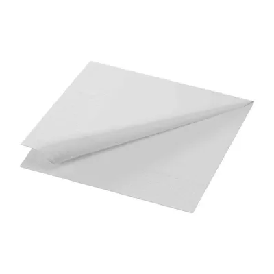 Produktbild von Duni Servietten 2 lagig 33 x 33cm Weiß 300 Stück
