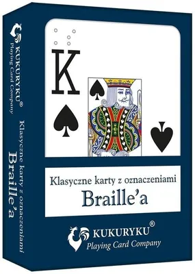 Zdjęcie produktu dla Karty do Gry Niebieskie Braille'a